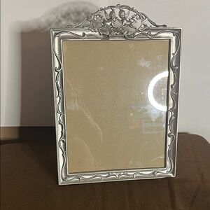 😄1994 Seagull pewter large picture frame angels